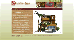 Desktop Screenshot of kristinkilmerdesign.com