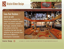 Tablet Screenshot of kristinkilmerdesign.com